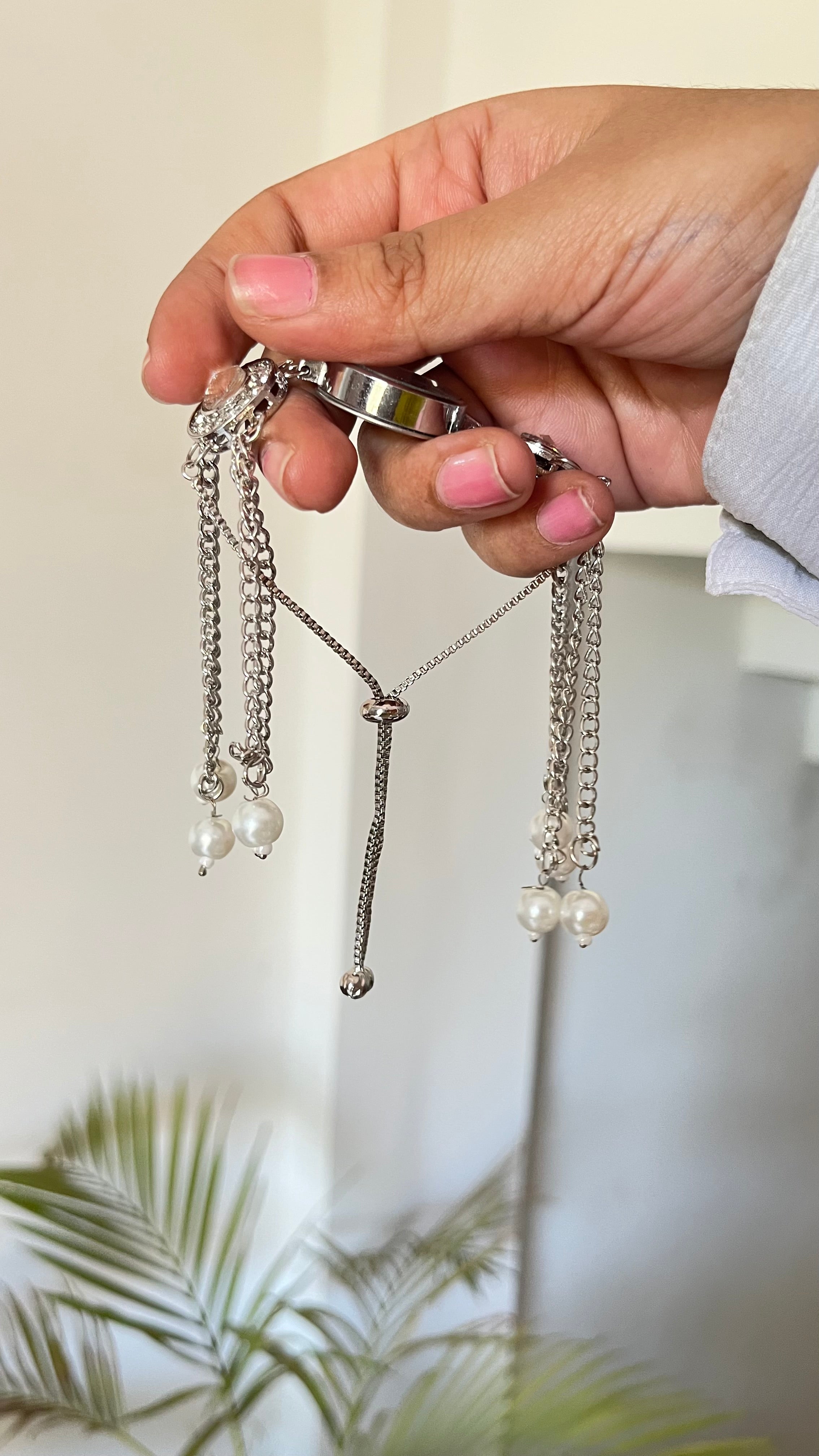Kashmiri watch silver