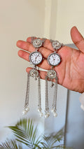 Kashmiri watch silver